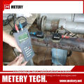 Battery operate ultrasonic clamp on flow meter